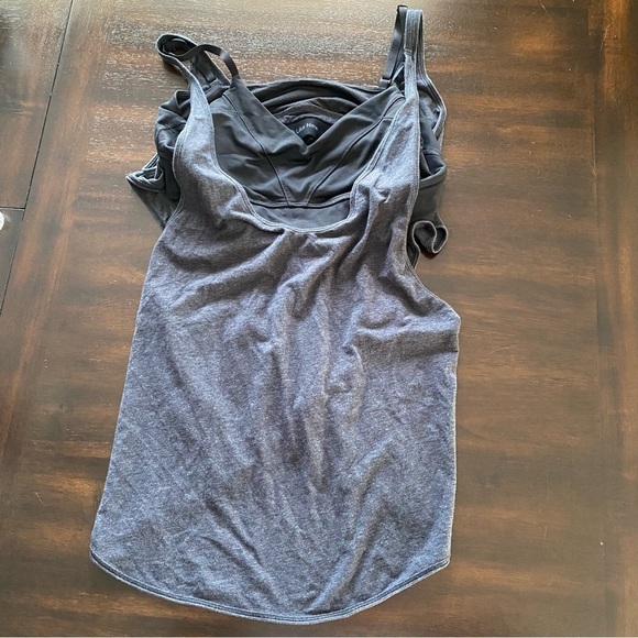 Lululemon Twist & Turn Tank Heathered Grey / Black 8 - Picture 2 of 13